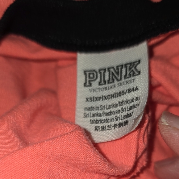PINK Victoria's Secret Women's Coral V-Neck Top - Picture 7 of 8
